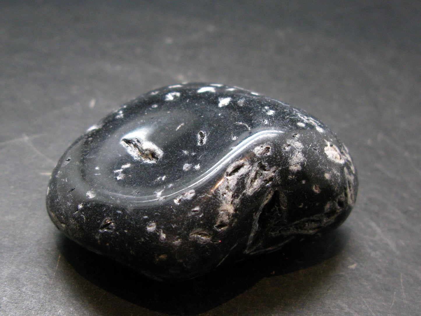 Cintamani Pearl of Fire Tumbled Stone from Indonesia - 2.3" - 87.21 Grams