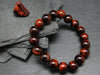 Bulls Eye (Red Tiger Eye) Genuine Bracelet ~ 7 Inches ~ 10mm Beads