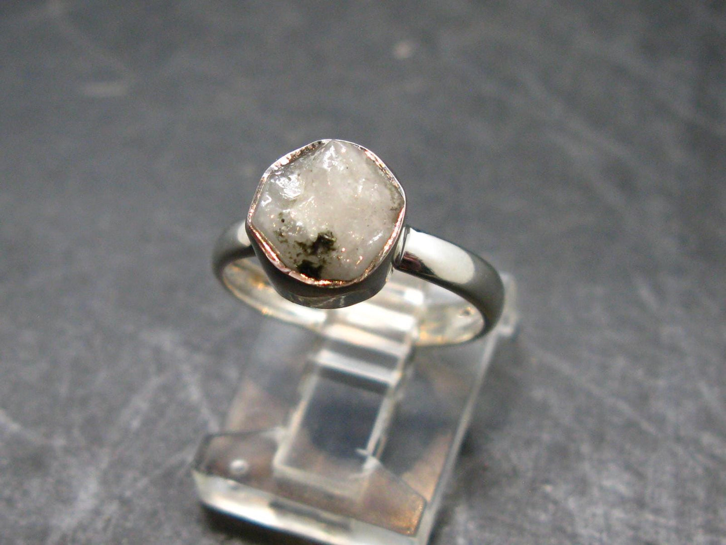 Phenakite Phenacite Sterling Silver Ring from Brazil - 2.00 Grams - Size 6
