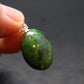 Tsavorite Gem Green Garnet Sterling Silver Pendant From Tanzania - 0.9" - 4.35 Grams