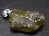 Chrysoberyl Crystal Silver Pendant From Brazil - 3.09 Grams