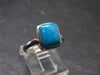 Genuine Turquoise Sterling Silver Ring - 2.67 Grams - Size 6.25