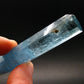 Gem Aquamarine Crystal Blue Beryl From Vietnam - 34.51 Grams - 3.2"