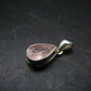 Pink Beryl!! Amazing Natural Facetted Morganite Silver Pendant From Brazil - 0.8" - 3.03 Grams