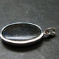 Rare Black Opal Sterling Silver Pendant from Australia - 1.4" - 4.49 Grams