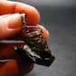 Unpolished Elite Shungite Silver Pendant from Russia - 1.6" - 7.65 Grams