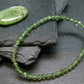 Green Kyanite Genuine Bracelet ~ 7 Inches ~ 4mm Facetted Beads