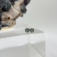 Alexandrite Stud Earrings Color Change Gemstone Silver Earrings June Birthstone Minimalist Jewelry