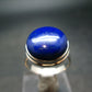 Lapis Lazuli Silver Ring From Afghanistan - 8.3 Grams - Size 11