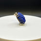 Raw Azurite Silver Pendant | Deep Blue Crystal Necklace | Natural Stone Jewelry