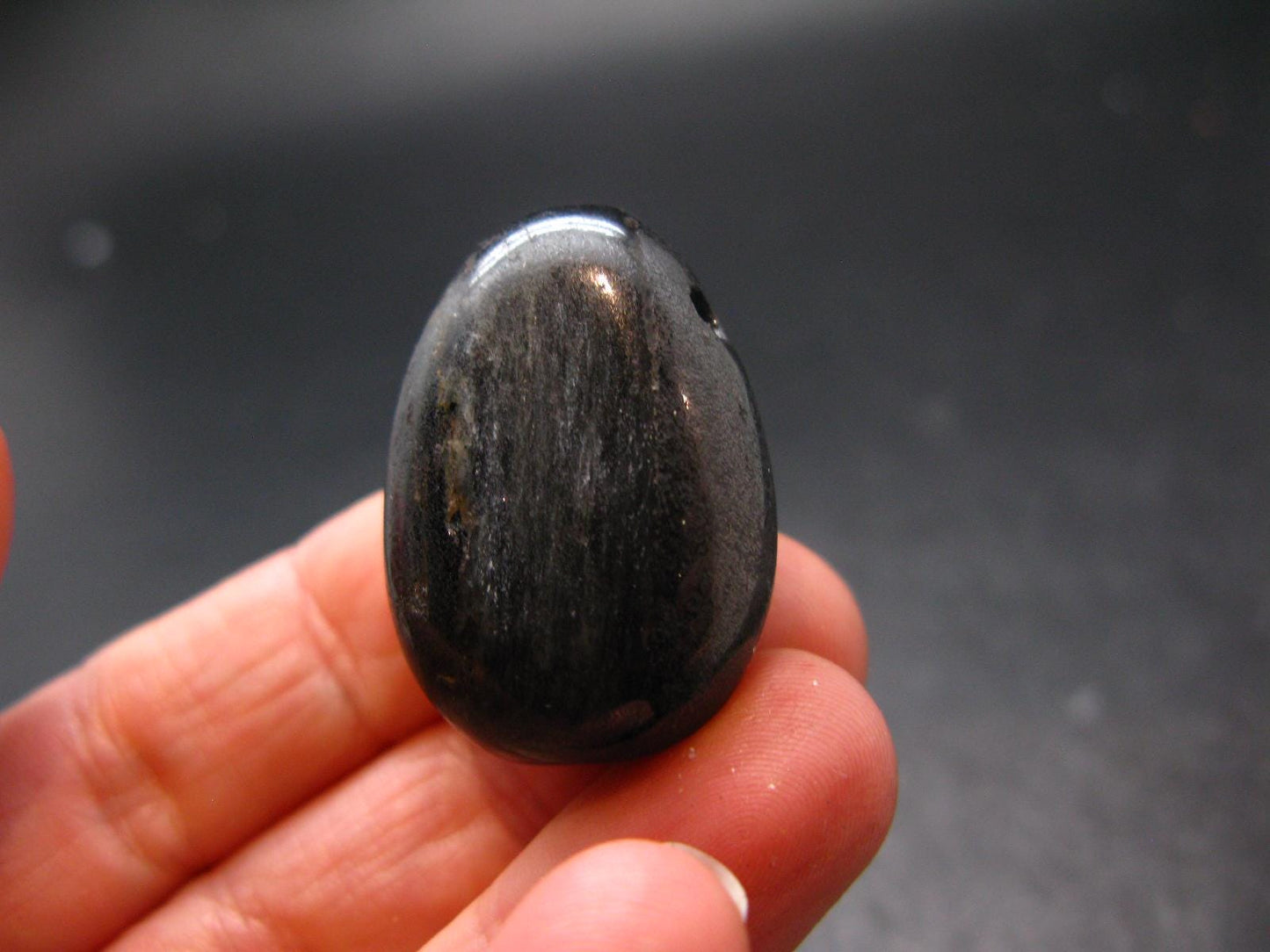 Rare ISUA Stone Metal Free Pendant From Greenland - 1.2" - 16.15 Grams