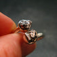 Large Meteorite Campo Del Cielo Sterling Silver Ring From Argentina - 2.73 Grams - Size 9