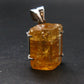 Imperial Topaz Crystal Pendant From Brazil - 1.4" - 18.31 Grams