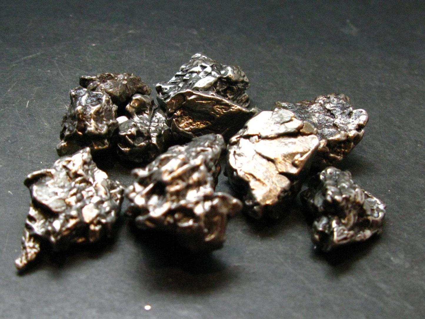Lot Of 10 Campo Del Cielo Meteorite Pieces from Argentina - 183.96 Grams