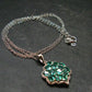Emerald Silver Pendant W/Chain From Colombia - 4.51 Grams Total