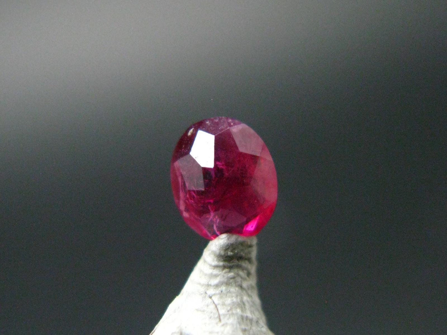 Beautiful Rare Gem Bixbite Red Beryl Emerald Cut Stone From Utah USA - 0.18 Carats - 4.2x3.5mm