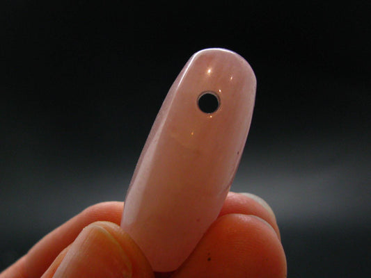 Rare Pink Petalite Metal Free Pendant From Canada - 1.2" - 11.42 Grams