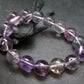 Ametrine Genuine Bracelet ~ 7.5 Inches ~ 15mm Round Beads