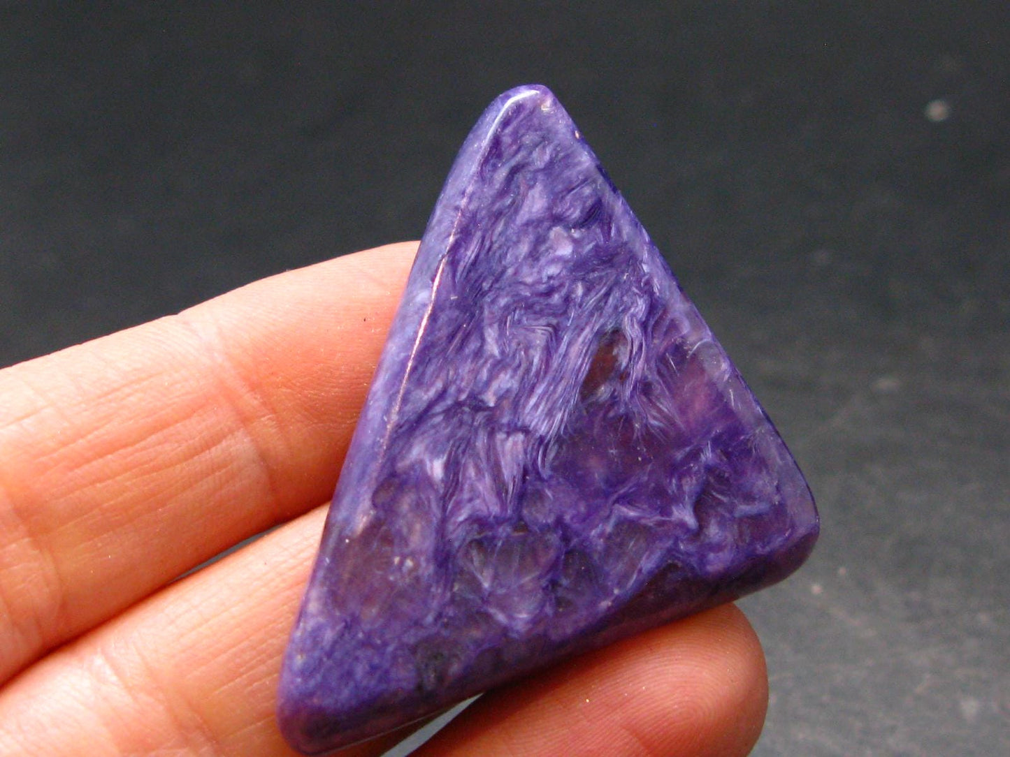 Large Nice Charoite Tumbled Stone from Russia - 11.91 Grams - 1.8"
