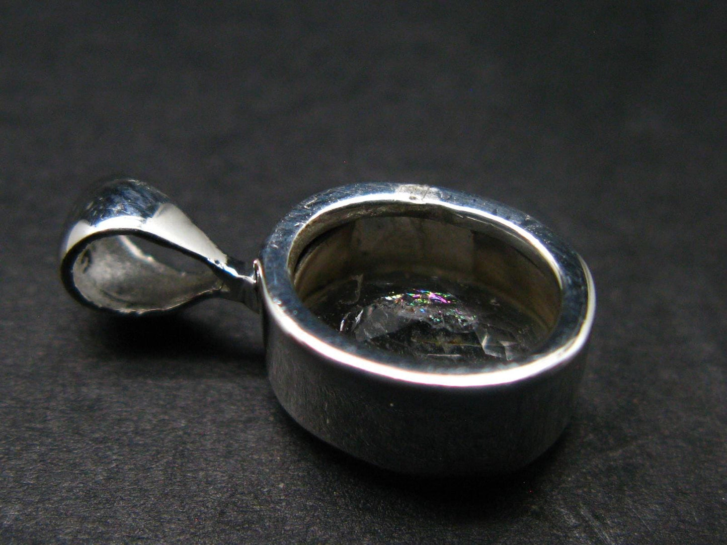 Gem Phenakite Phenacite Facetted Pendant from Russia - 1.43 Grams - 0.7"