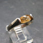 Fabulous Untreated Faceted Gem Imperial Topaz 925 Silver Ring from Brazil - Size 9.75 - 3.85 Grams
