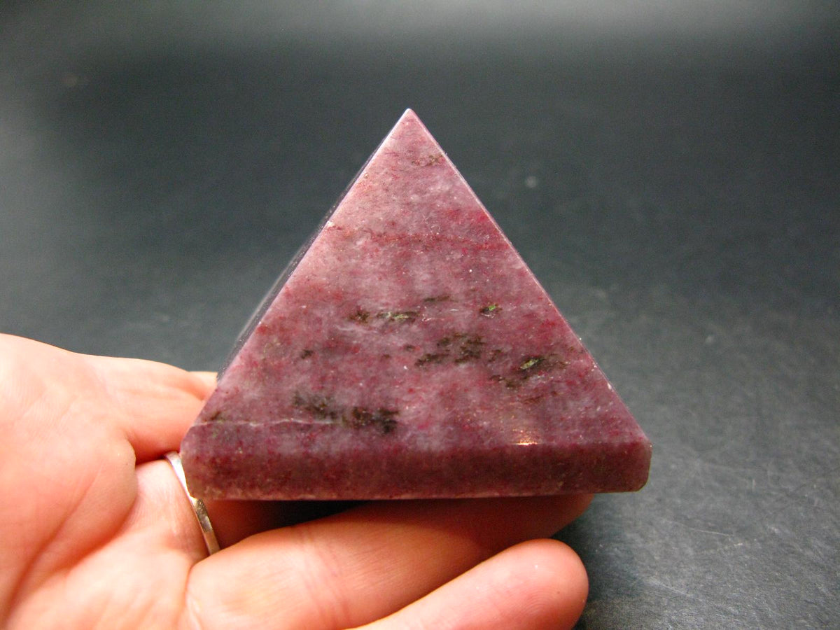 Rare Red Thulite Pyramid From Norway - 2.0" - 140.36 Grams