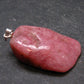 Rhodochrosite Sterling Silver Pendant From Alma Colorado - 1.5" - 12.0 Grams
