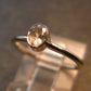 Genuine Alexandrite Gem Silver Ring From Russia - Size 5 - 1.42 Grams