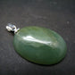 Nephrite Jade Cabochon Pendant From Canada - 1.3" - 4.49 Grams