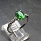 Helenite Gaia Stone Gem Sterling Silver Ring From Washington - Size 8 - 1.0 Carats