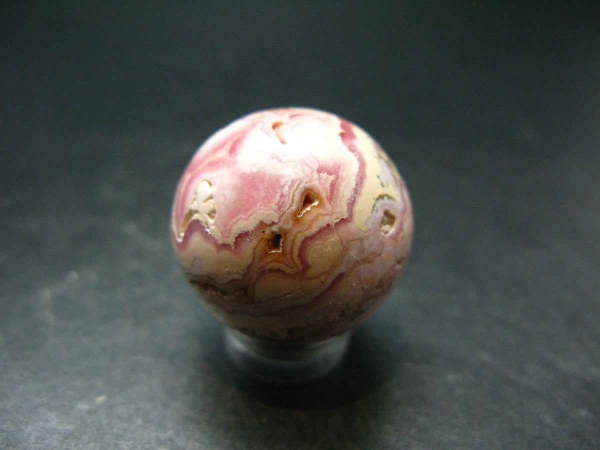Rhodochrosite Sphere Ball from Argentina - 1.0" - 31.0 Grams