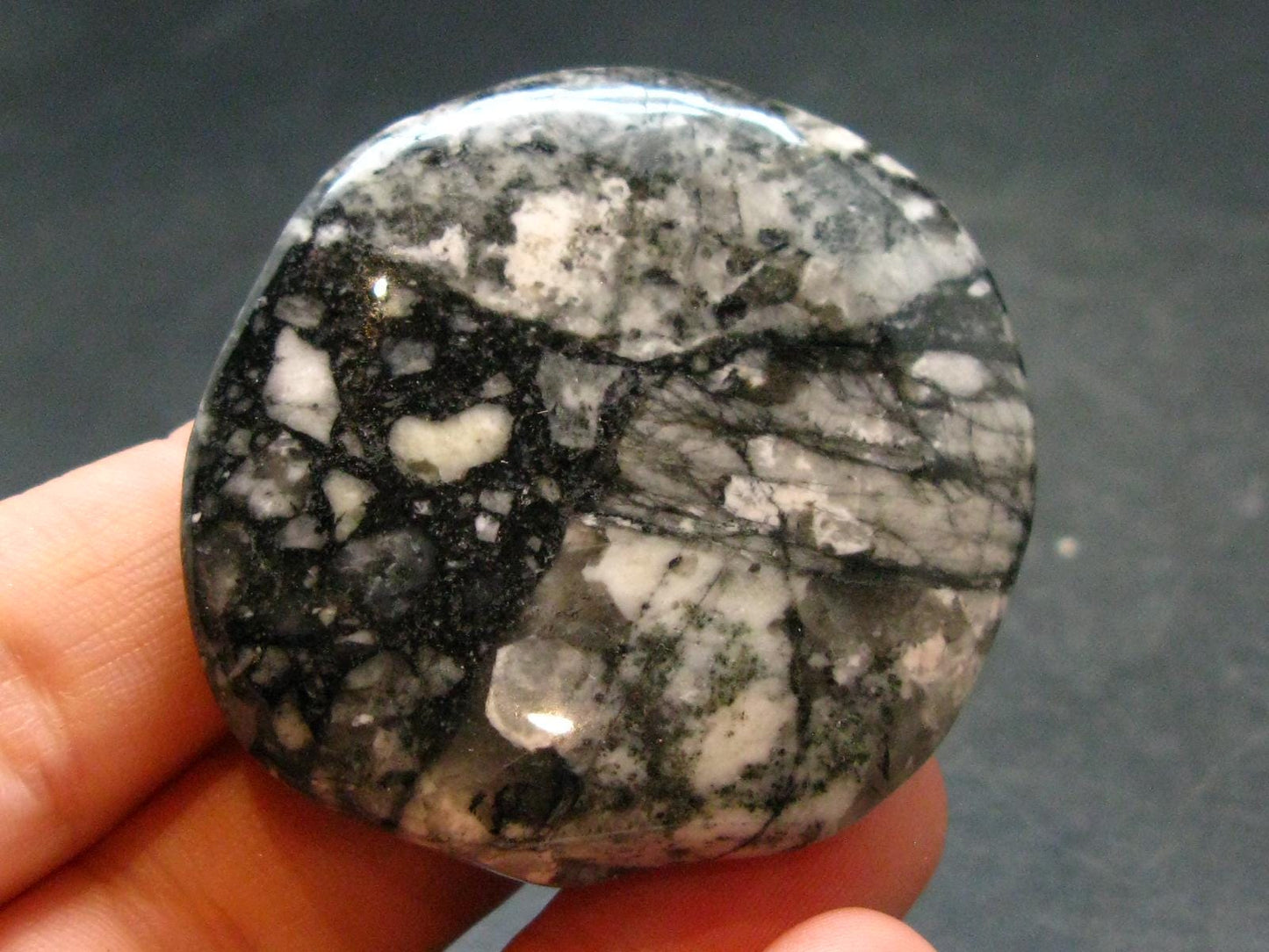 Rare Impactite Tumbled Stone From Norway - 1.8" - 29.32 Grams