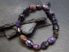 Charoite Genuine Bracelet ~ 7 Inches ~ 12mm Facetted Beads