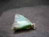 Andean Opal!! Natural Raw Greenish-Blue Opal Silver Pendant from Peru - 1.1" - 3.17 Grams