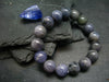 Tanzanite Genuine Bracelet ~ 7 Inches ~ 12mm Round Beads