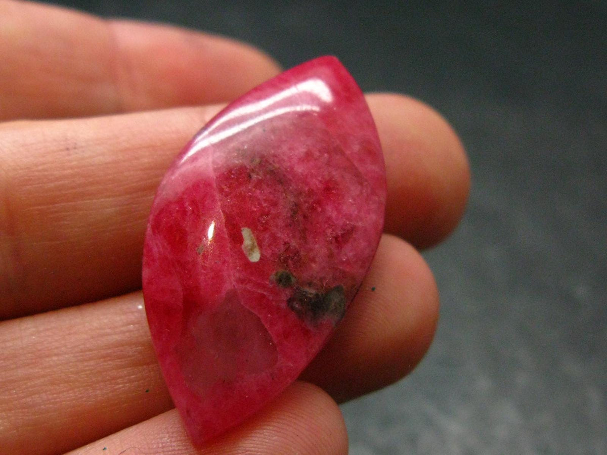 Extremely Rare Gem Rhodonite Cabochon From Brazil - 35.55 Carats