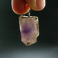 Rare Brandenberg Brandberg Amethyst Quartz Silver Pendant From Namibia - 1.1" - 7.72 Grams