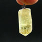 Large Gold Apatite Tumbled Pendant from Mexico - 5.70 Grams - 1.2"