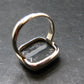 Real!! Very Rare Nuumite Nuummite Sterling Silver Ring from Greenland - 6.59 Grams - Size 7