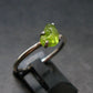 Peridot Olivine Sterling Silver Ring - Size 8 - 1.79 Grams