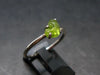 Peridot Olivine Sterling Silver Ring - Size 8 - 1.79 Grams