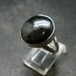 Very Rare Nuumite Nuummite Sterling Silver Plated Ring from Greenland - 5.39 Grams - Size 7