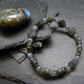 Labradorite Genuine Bracelet ~ 7.5 Inches ~ Carving Beads