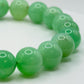 Green Chrysoprase Round Bead Bracelet – Natural Stretch Jewelry - Weight 29.16 g