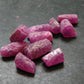Lot of 10 Ruby Crystals from Winza Tanzania - 12.17 Grams