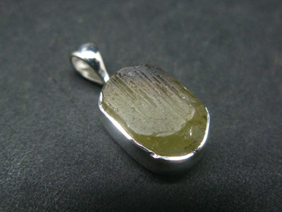 Chrysoberyl Crystal Silver Pendant From Brazil - 1.36 Grams