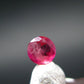 Beautiful Rare Gem Bixbite Red Beryl Emerald Cut Stone From Utah USA - 0.23 Carats - 4.0x4.0mm