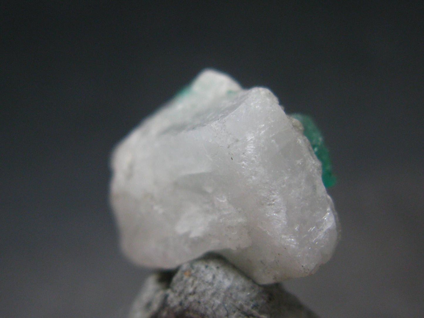 Emerald Beryl Crystal On Matrix From Colombia - 0.6"- 2.21 Grams