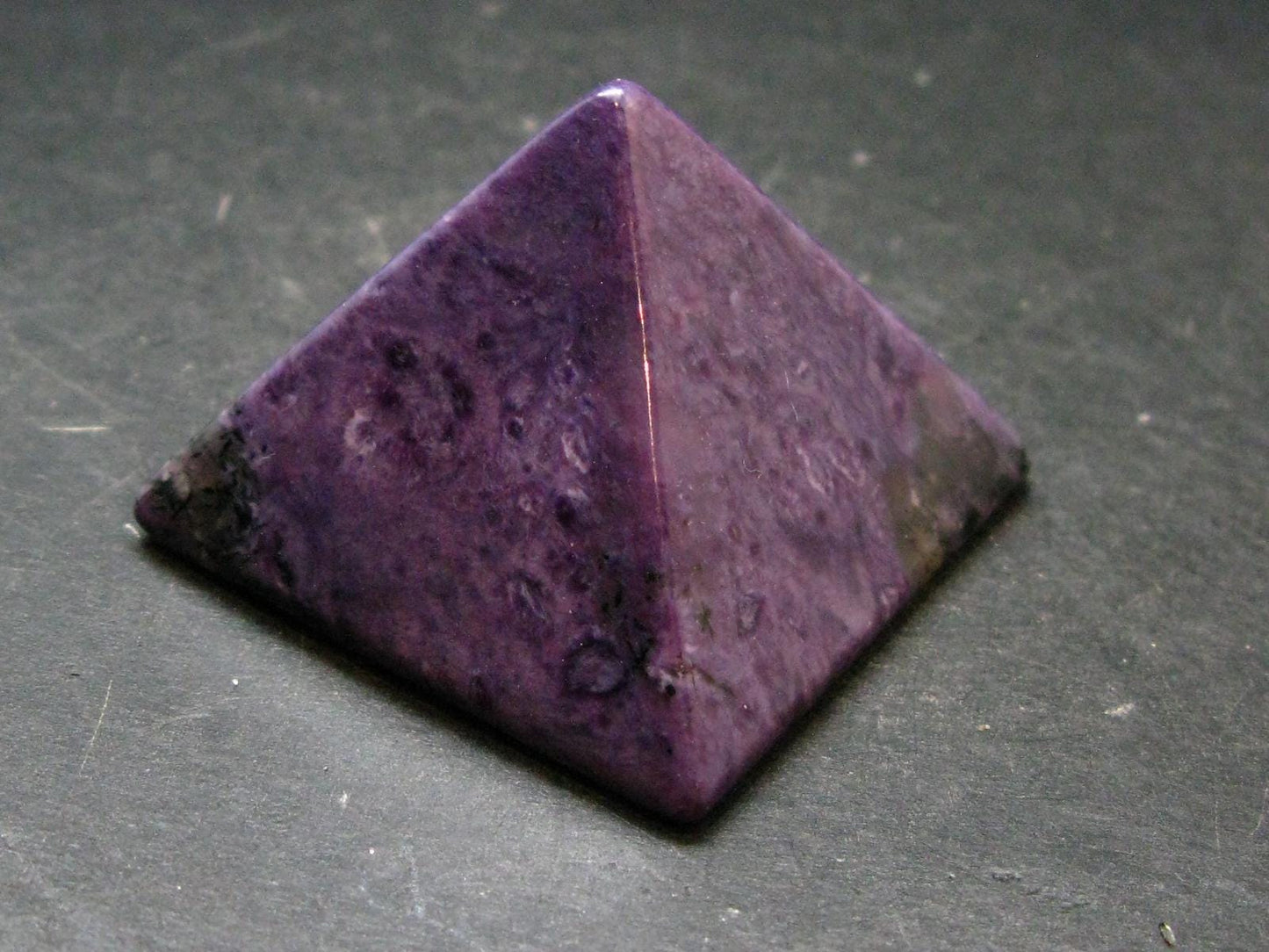 Rare High-Quality Charoite Pyramid From Russia - 1.6" - 50.0 Grams