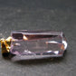 Amethyst Sterling Silver Gold Plated Pendant From Brazil - 1.4" - 6.05 Grams